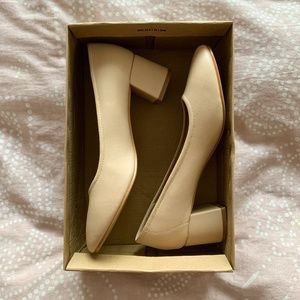 Truffle Collection Soft Pink Heeled Flats